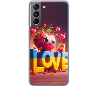 Чохол для Samsung Galaxy S21 (G991) MixCase асорті LOVE