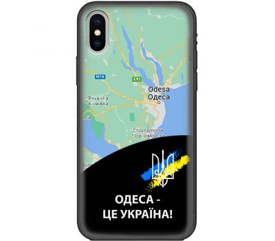 Чохол для iPhone X / Xs MixCase патріотичні Одеса це Україна