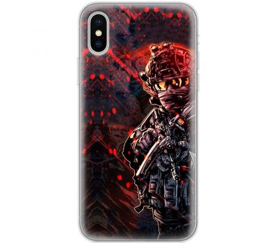 Чохол для iPhone X / Xs MixCase патріотичні воїни