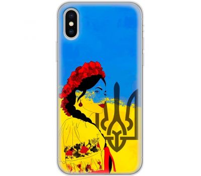 Чохол для iPhone Xs Max MixCase патріотичні українка у вишиванці