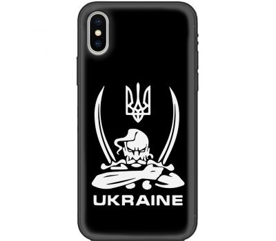 Чохол для iPhone X / Xs Патріотичні козак MixCase Ukraine