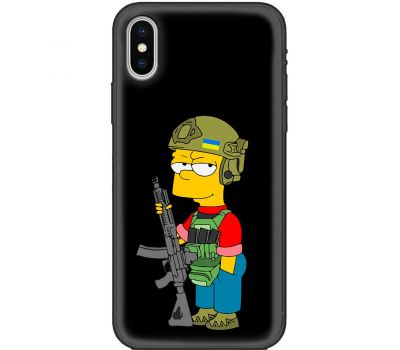 Чохол для iPhone X / Xs MixCase патріотичні Барт за Україну