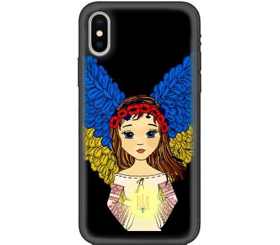 Чохол для iPhone X / Xs MixCase патріотичні українка ангел