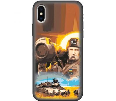 Чохол для iPhone X / Xs MixCase патріотичні Шевченко з Javelin