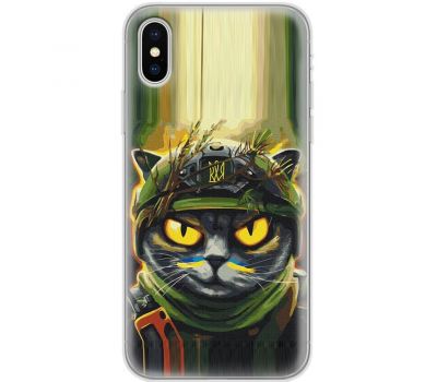 Чохол для iPhone Xs Max MixCase патріотичні позивний МурМяу