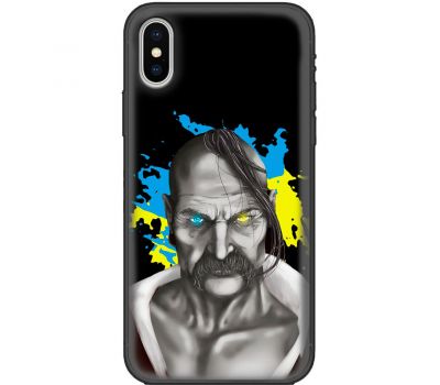 Чохол для iPhone X / Xs MixCase патріотичні козак з чубом