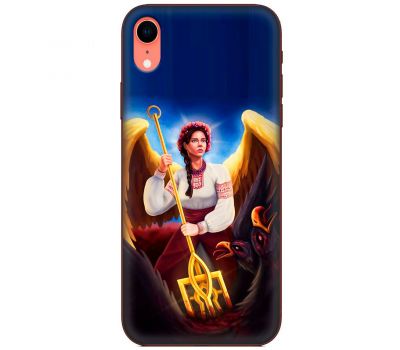 Чохол для iPhone Xr MixCase патріотичні українка ангел з тризубо
