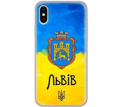 Чохол для iPhone X / Xs MixCase патріотичні Львів