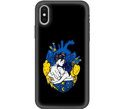 Чохол для iPhone Xs Max MixCase патріотичні українці в серці