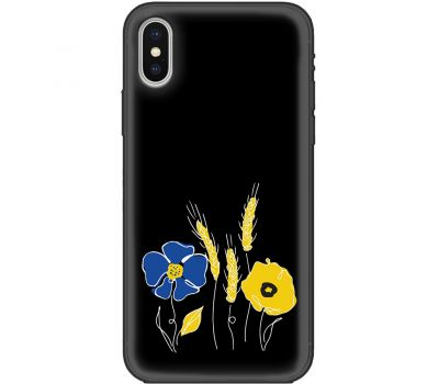 Чохол для iPhone Xs Max MixCase патріотичні квіти україни