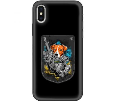 Чохол для iPhone Xs Max MixCase патріотичні бойовий патрон