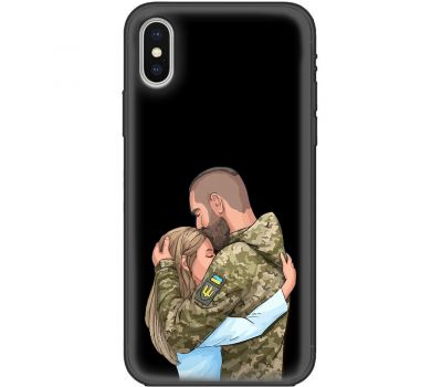 Чохол для iPhone Xs Max MixCase патріотичні чоловік та жінка