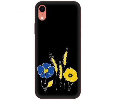 Чохол для iPhone Xr MixCase патріотичні квіти україни