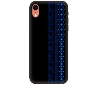 Чохол для iPhone Xr MixCase патріотичні синій колір вишиванки