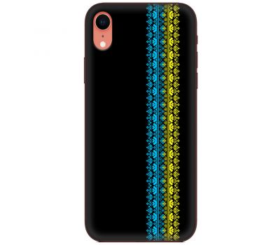 Чохол для iPhone Xr MixCase патріотичні синє-жовтий колір вишиванки