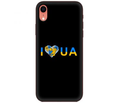 Чохол для iPhone Xr MixCase патріотичні I love UA