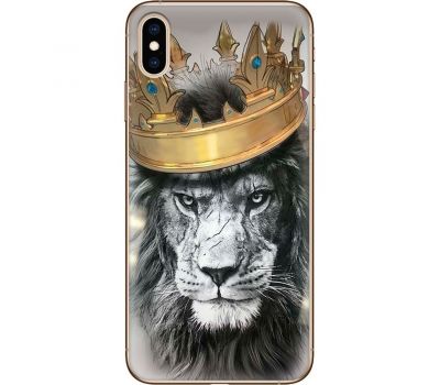 Чохол для iPhone X / Xs MixCase звірі цар лев