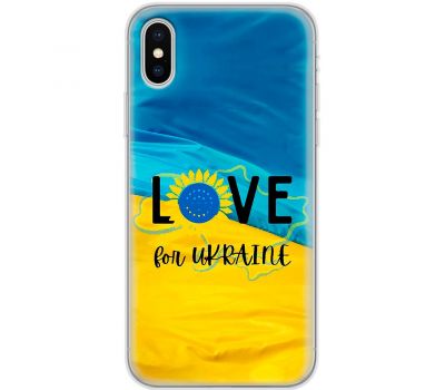 Чохол для iPhone X / Xs MixCase патріотичні love Ukraine