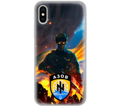 Чохол для iPhone X / Xs MixCase патріотичні кіборг Азова