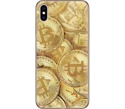 Чохол для iPhone X / Xs MixCase гроші биткоин