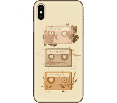 Чохол для iPhone X / Xs MixCase музика касети