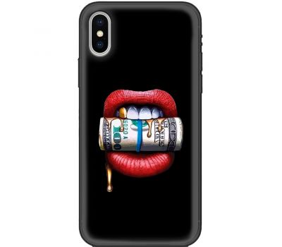 Чохол для iPhone X / Xs MixCase гроші lips