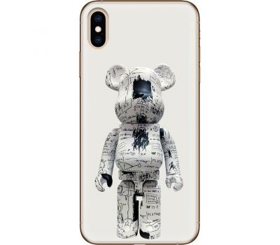 Чохол для iPhone X / Xs MixCase робот білий розпис