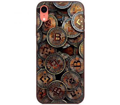 Чохол для iPhone Xr MixCase гроші bitcoins