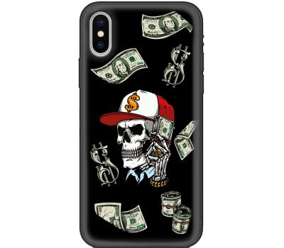 Чохол для iPhone Xs Max MixCase гроші череп