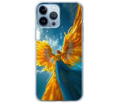Чохол для iPhone 14 Pro MixCase патріотичні ангел українка