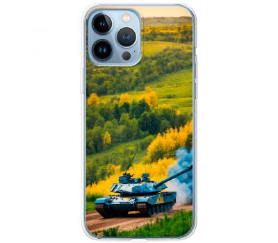 Чохол для iPhone 15 Pro MixCase патріотичні бойовий танк