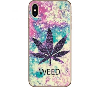 Чохол для iPhone X / Xs MixCase трава листя weed