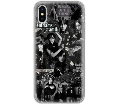 Чохол для iPhone Xs Max Mixcase Венздей нуар