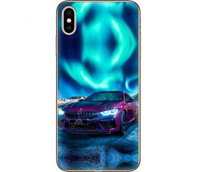 Чохол для iPhone X / Xs MixCase авто бмв бордова