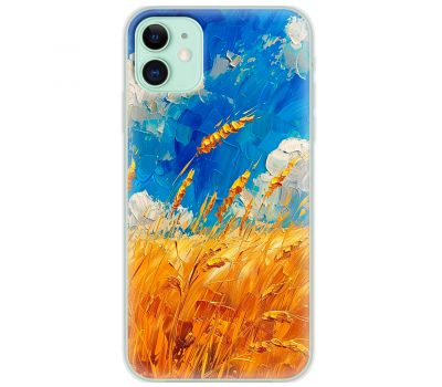 Чохол для iPhone 11 MixCase патріотичні Хліб України фарбою
