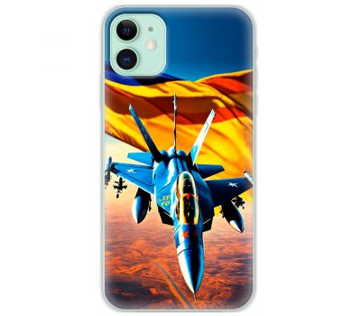 Чохол для iPhone 12 MixCase патріотичні бойовий літак