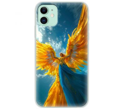 Чохол для iPhone 12 MixCase патріотичні ангел українка