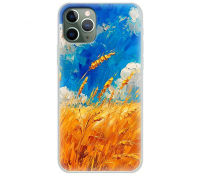 Чохол для iPhone 11 Pro MixCase патріотичні Хліб України фарбою