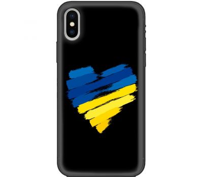 Чохол для iPhone Xs Max MixCase патріотичний "серце"