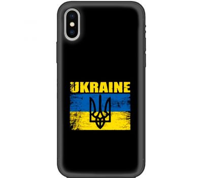 Чохол для iPhone X / Xs MixCase патріотичні Ukraine