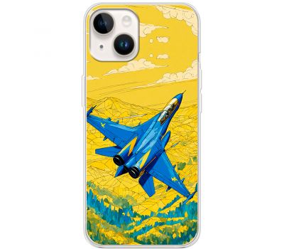 Чохол для iPhone 14 MixCase патріотичні літак