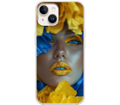 Чохол для iPhone 14 MixCase патріотичні макіяж