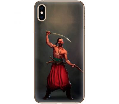 Чохол для iPhone X / Xs MixCase патріотичний козак у шароварах