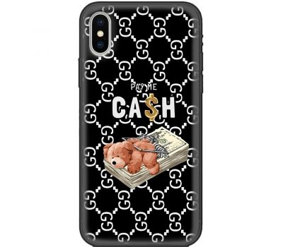 Чохол для iPhone X / Xs MixCase гроші pay me cash bear