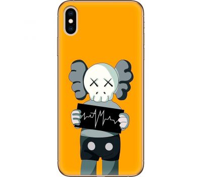 Чохол для iPhone X / Xs MixCase робот з кардіограмою