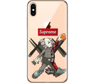 Чохол для iPhone X / Xs MixCase робот баскетбол