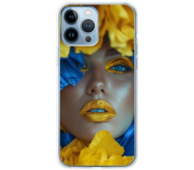 Чохол для iPhone 14 Pro MixCase патріотичні макіяж