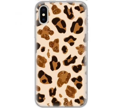 Чохол для iPhone Xs Max MixCase Леопард класика