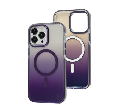 Чехол для iPhone 14 Pro Max WAVE Premium Shadow Star MagSafe purple