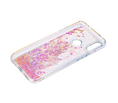 Чохол для Xiaomi Redmi Note 7 / 7 Pro Блискучі вода "дівчина" світло-рожевий 3447782